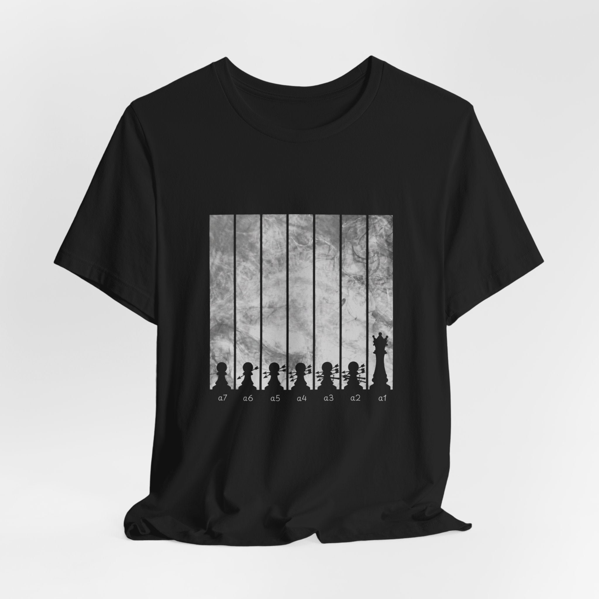 T-Shirt — Evolution of the King Chess Pieces Silhouette