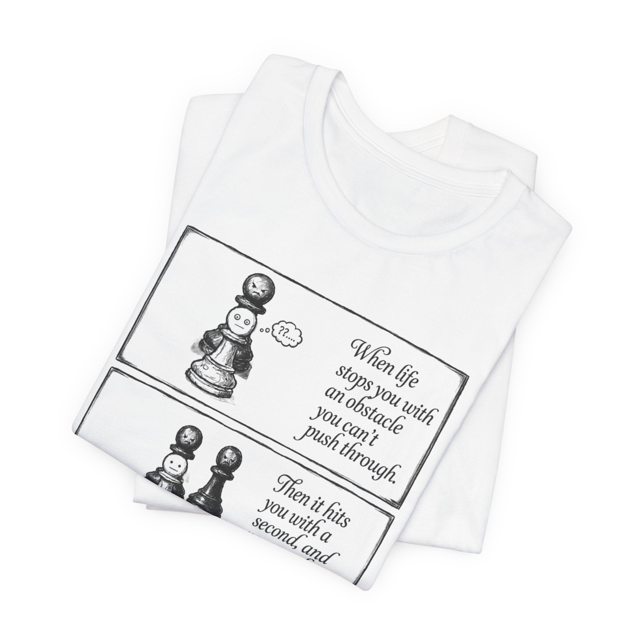 Chess Quote T‑Shirt — "I Have Both Patience & Time" Inspirational Pawn Tee