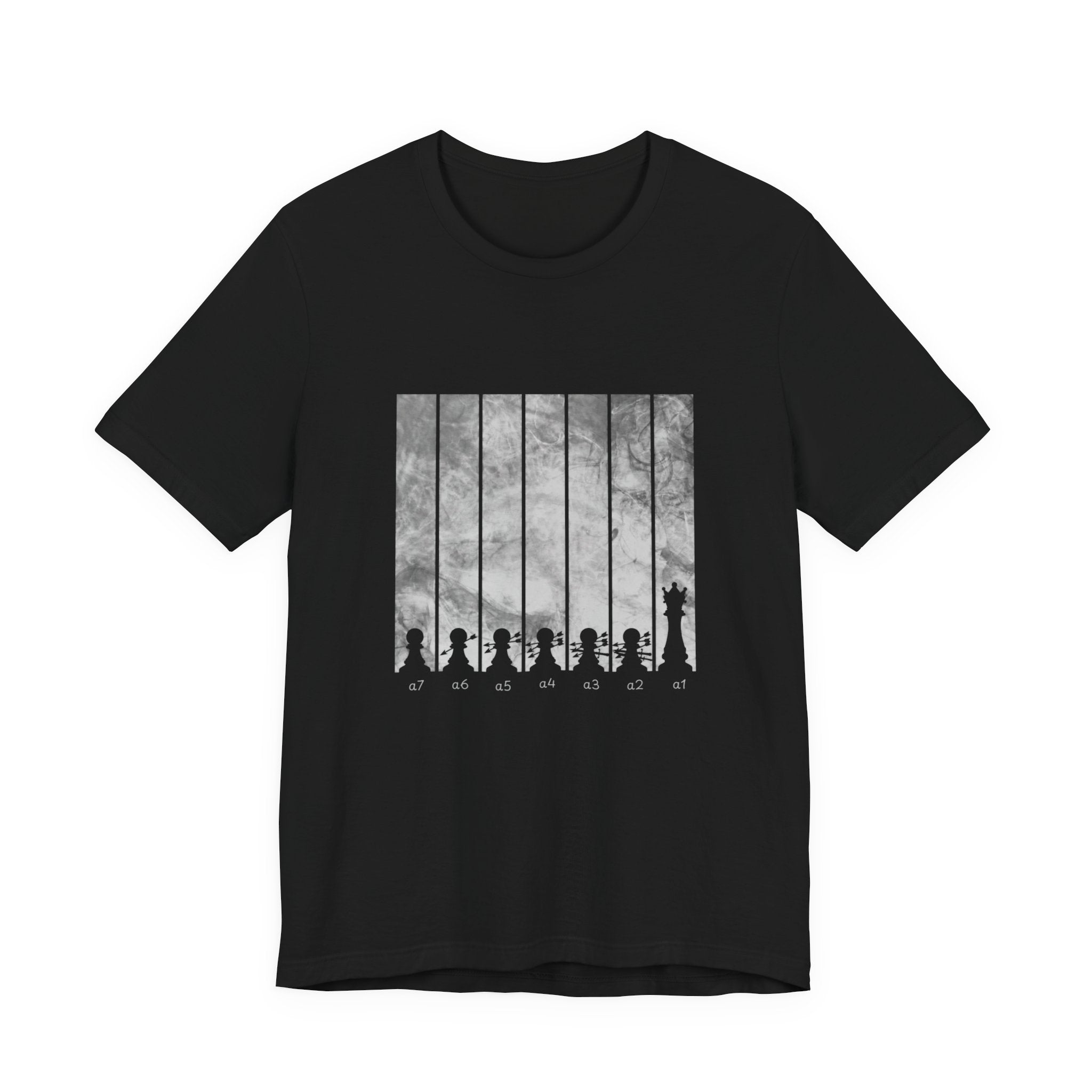 T-Shirt — Evolution of the King Chess Pieces Silhouette